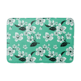 CHERRY BLOSSOM - SAKURA (MINT) バスマット