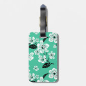 CHERRY BLOSSOM - SAKURA (MINT) ラゲッジタグ (裏面縦)