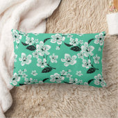 CHERRY BLOSSOM - SAKURA (MINT) ランバークッション (ブランケット)
