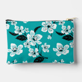 CHERRY BLOSSOM - SAKURA PATTERN IN TEAL アクセサリーポーチ (裏面)