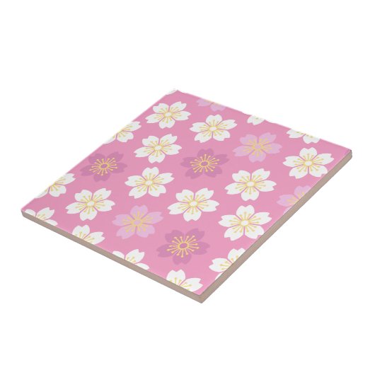 Cherry Blossom "SAKURA" Pink タイル (側面)