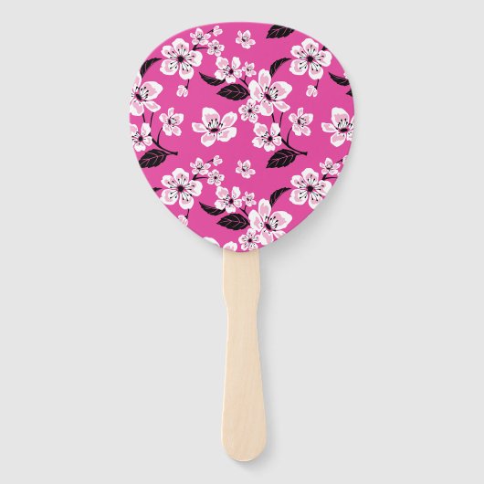 CHERRY BLOSSOM - SAKURA (PINK) ハンドファン (裏面)