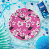 CHERRY BLOSSOM - SAKURA (PINK) ペーパープレート (パーティー)