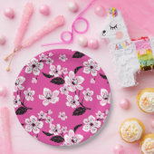 CHERRY BLOSSOM - SAKURA (PINK) ペーパープレート (パーティー)