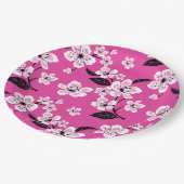 CHERRY BLOSSOM - SAKURA (PINK) ペーパープレート (アングル)