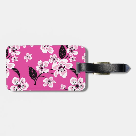 CHERRY BLOSSOM - SAKURA (PINK) ラゲッジタグ (裏面横)