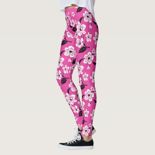 CHERRY BLOSSOM - SAKURA (PINK) レギンス (左)