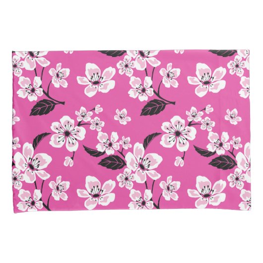 CHERRY BLOSSOM - SAKURA (PINK) 枕カバー (正面右)