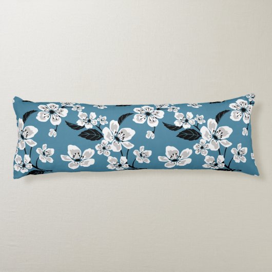 CHERRY BLOSSOM - SAKURA (SMOKY BLUE) ボディピロー (裏面)
