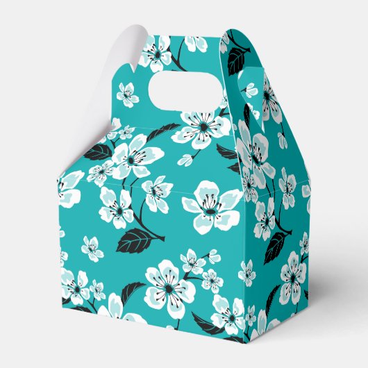 CHERRY BLOSSOM - SAKURA (TEAL) フェイバーボックス (裏面サイド)