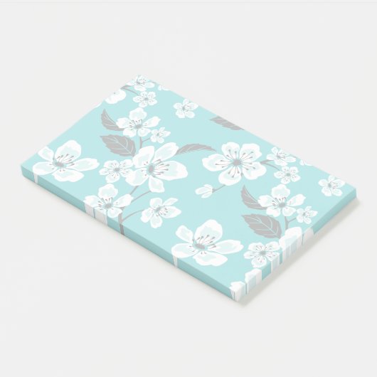 CHERRY BLOSSOM - SAKURA (TEAL) ポストイット (アングル)