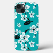 CHERRY BLOSSOM - SAKURA (TEAL) Case-Mate iPhoneケース (裏面)