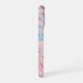 Cherry Blossom Seigaiha Phone Case iPhone 16ケース (右側面)