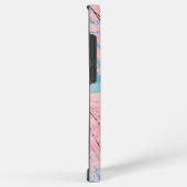 Cherry Blossom Seigaiha Phone Case Samsung Galaxyケース (右側面)