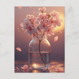 Cherry Blossom Serenity – Elegant Sakura Branch in ポストカード