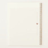 Cherry Blossom Serenity Planner プランナー手帳 (裏面)