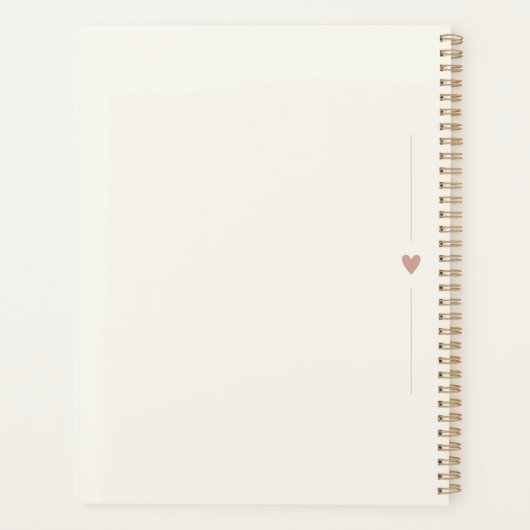 Cherry Blossom Serenity Planner プランナー手帳 (裏面)