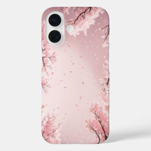 Cherry Blossom Sky View Spring Scenery Phone Case Case-Mate iPhoneケース (裏面)