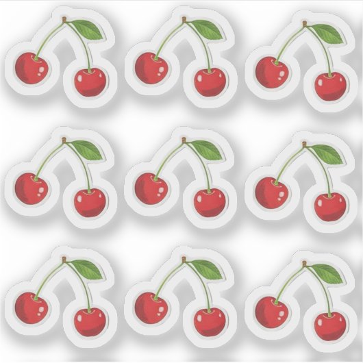 Cherry Blossom Stickers for Spring  シール (正面)