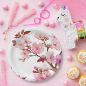 Cherry Blossom Study in Bloom — Paper Plates ペーパープレート (パーティー)