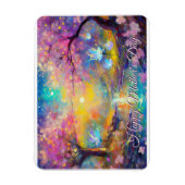 Cherry Blossom Sunrise Mother's Day Stream マグネット (縦)