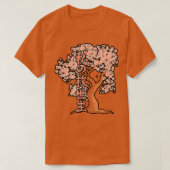 Cherry Blossom Tree Sakura Paint Art Teaching Edu Tシャツ (デザイン正面)