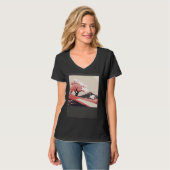 Cherry Blossom trees pink shades of countryside hi Tシャツ (正面フル)