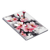 Cherry Blossom - Watercolor flowers ノートブック (右側)