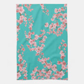 Cherry Blossom Watercolor Kitchen Towels キッチンタオル (縦)