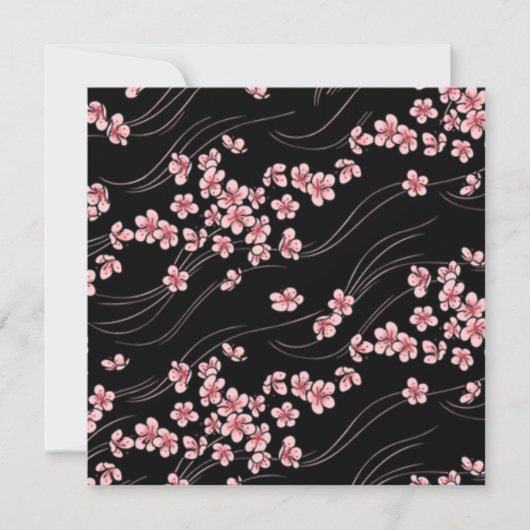 Cherry Blossoms 招待状 (正面)