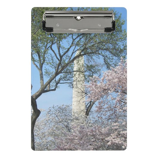 Cherry Blossoms and the Washington Monument in DC ミニクリップボード (正面)