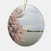 Cherry Blossoms at the Tidal Basin セラミックオーナメント (左)