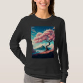 Cherry Blossoms Landscape Tシャツ (正面)