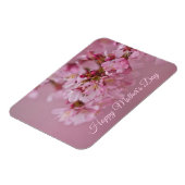 Cherry Blossoms Mother's Day Pale Pink Reflections マグネット (左側)