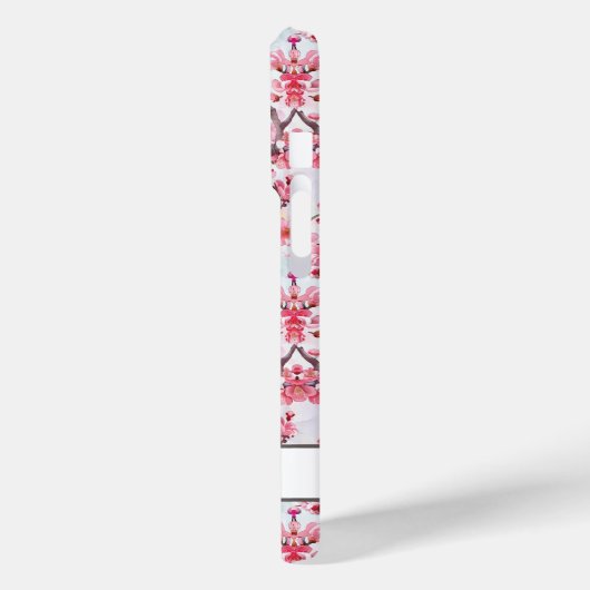 Cherry Blossoms Sakura Monogrammed Case-Mate iPhoneケース (裏面 / 左)