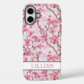 Cherry Blossoms Sakura Monogrammed Case-Mate iPhoneケース (裏面)