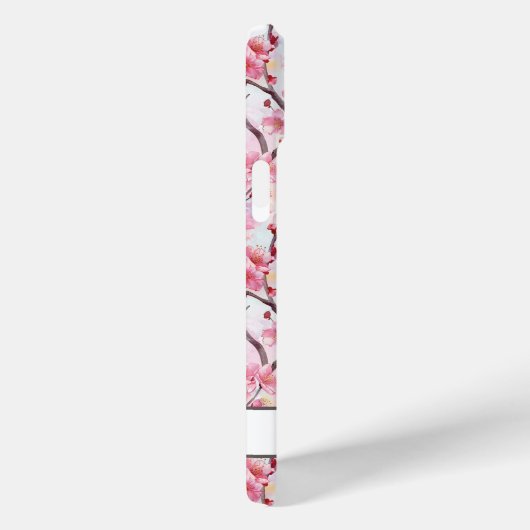 Cherry Blossoms Sakura Monogrammed Case-Mate iPhoneケース (裏面 / 右)