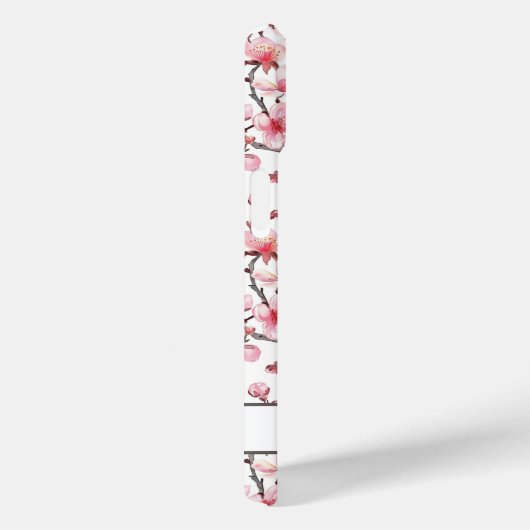Cherry Blossoms Sakura Pattern Monogrammed Case-Mate iPhoneケース (裏面 / 右)