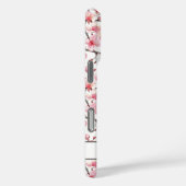 Cherry Blossoms Sakura Pattern Monogrammed Case-Mate iPhoneケース (裏面 / 右)