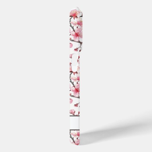 Cherry Blossoms Sakura Pattern Monogrammed Case-Mate iPhoneケース (裏面 / 右)