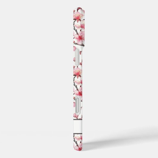 Cherry Blossoms Sakura Pattern Monogrammed Case-Mate iPhoneケース (裏面 / 右)
