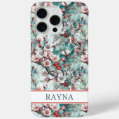 Cherry Blossoms Sakura Print Monogrammed Case-Mate iPhoneケース (裏面)