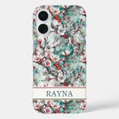 Cherry Blossoms Sakura Print Monogrammed Case-Mate iPhoneケース (裏面)