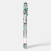 Cherry Blossoms Sakura Print Monogrammed Case-Mate iPhoneケース (裏面 / 右)