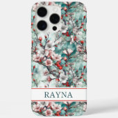 Cherry Blossoms Sakura Print Monogrammed Case-Mate iPhoneケース (裏面)
