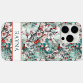 Cherry Blossoms Sakura Print Monogrammed Case-Mate iPhoneケース (裏面 (横))