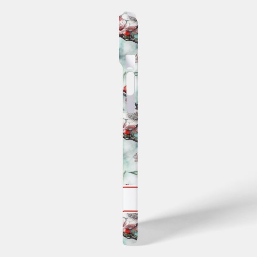 Cherry Blossoms Sakura Print Monogrammed Case-Mate iPhoneケース (裏面 / 左)