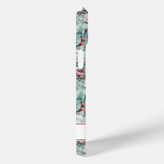 Cherry Blossoms Sakura Print Monogrammed Case-Mate iPhoneケース (裏面 / 右)