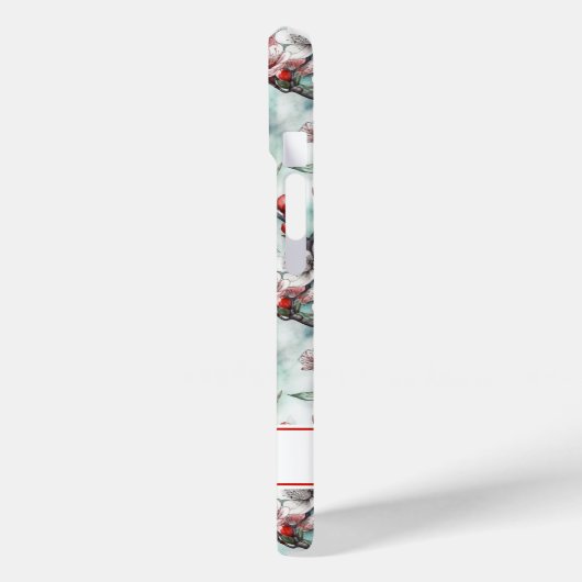 Cherry Blossoms Sakura Print Monogrammed Case-Mate iPhoneケース (裏面 / 左)