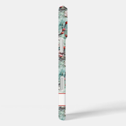 Cherry Blossoms Sakura Print Monogrammed Case-Mate iPhoneケース (裏面 / 右)